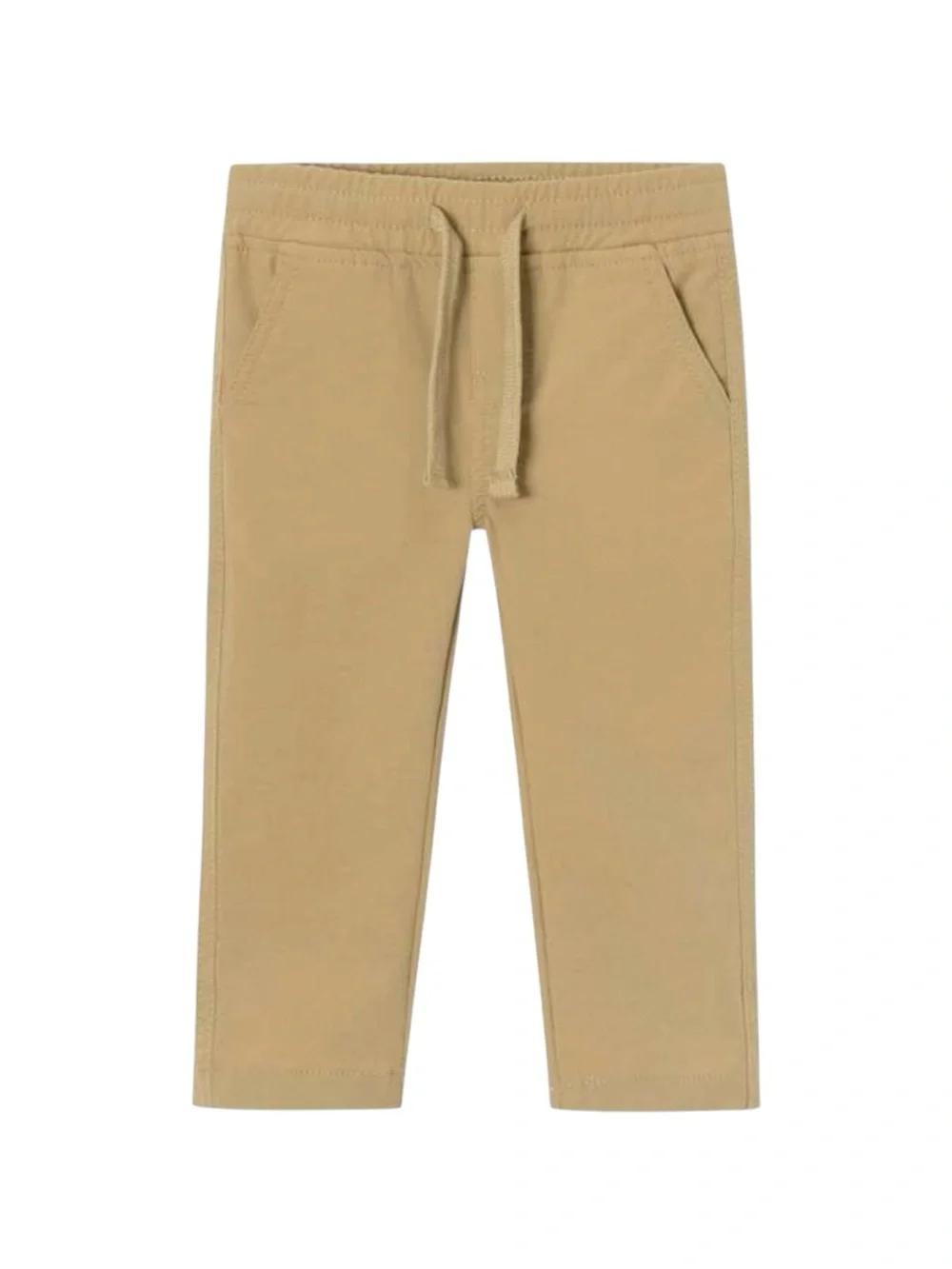 ANDY & EVAN Infant 2-Piece Collared Sweater & Hybrid Pant, Navy & Cognac 9-12M